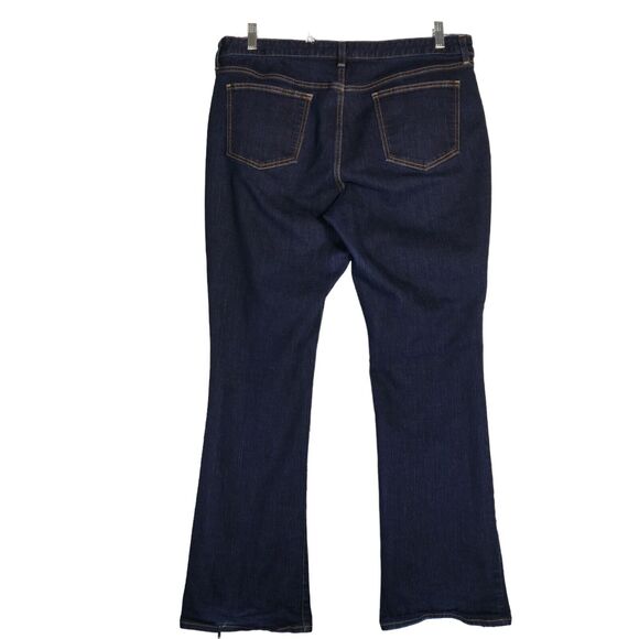 Old Navy Jeans Womens Size 16 36 x 30 Dark Wash Blue Bootcut The Dreamer - Picture 6 of 9